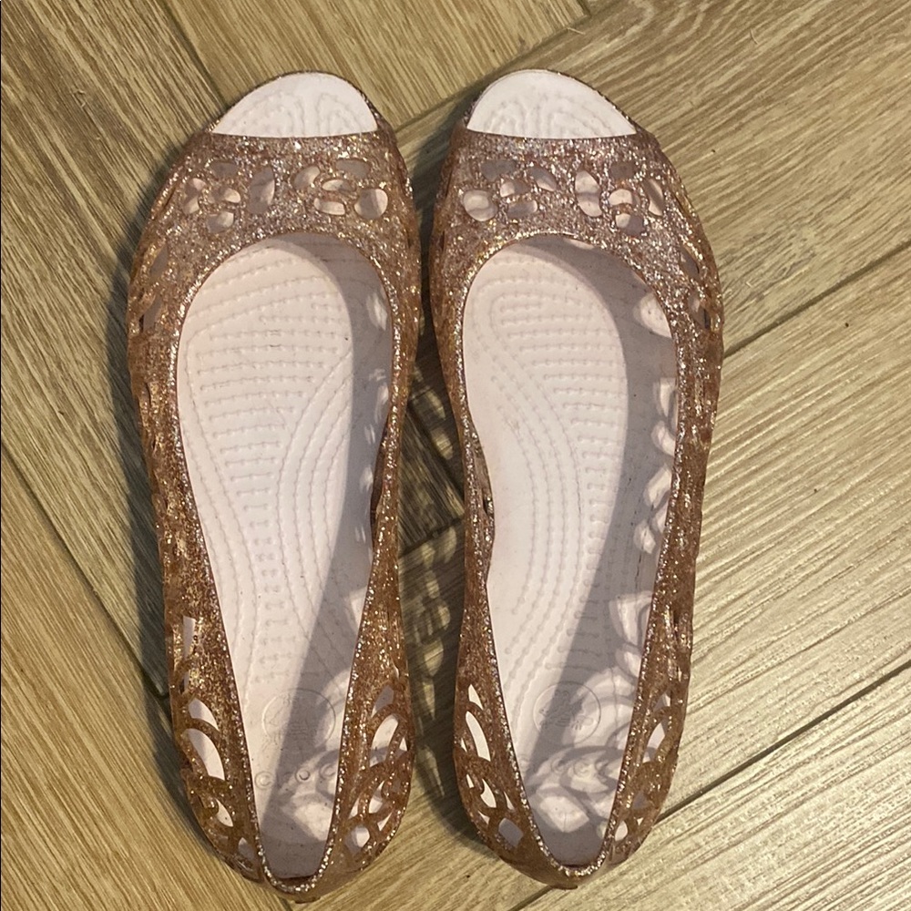 CROCS Pink Comfortable Jellies